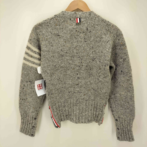 トムブラウン THOM BROWNE メランジ ニット カーディガン メンズ JPN:0